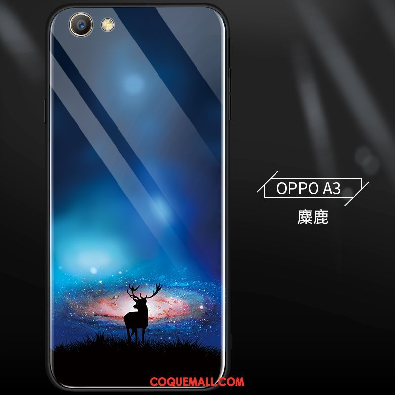 Étui Oppo A3 Silicone Fluide Doux Personnalité, Coque Oppo A3 Verre Protection