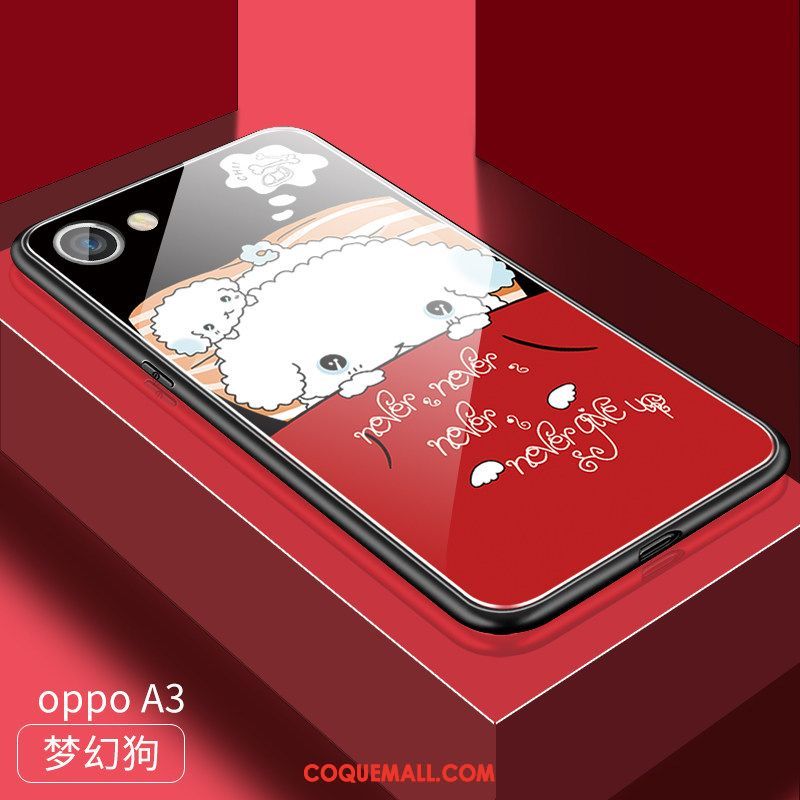 Étui Oppo A3 Téléphone Portable Dessin Animé Tendance, Coque Oppo A3 Verre Tout Compris