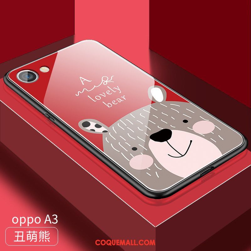 Étui Oppo A3 Téléphone Portable Dessin Animé Tendance, Coque Oppo A3 Verre Tout Compris