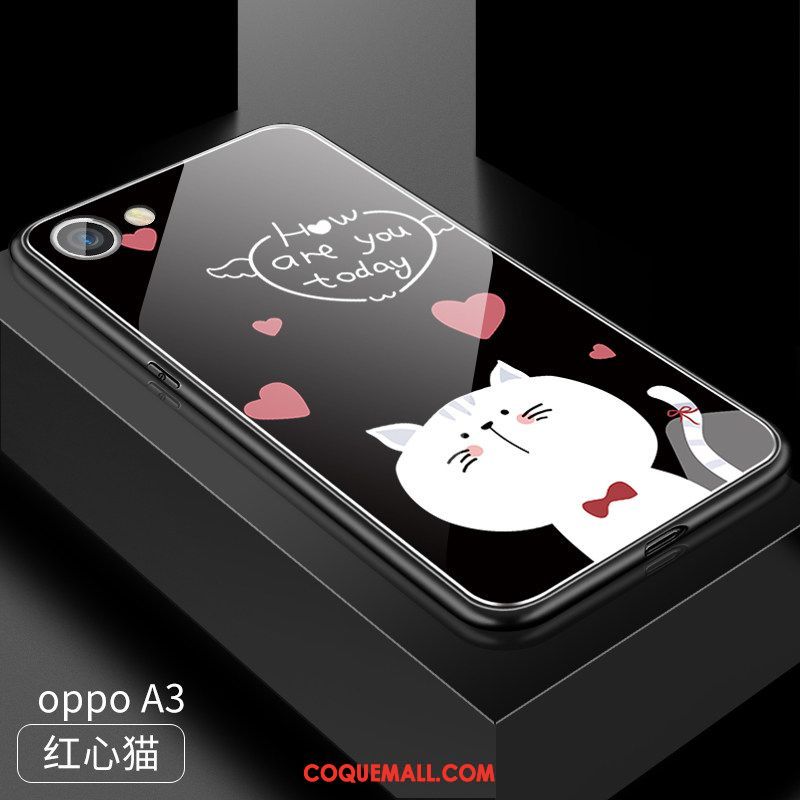 Étui Oppo A3 Téléphone Portable Dessin Animé Tendance, Coque Oppo A3 Verre Tout Compris