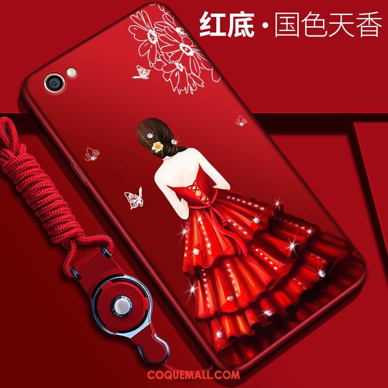 Étui Oppo A3 Téléphone Portable Légère Rouge, Coque Oppo A3 Incassable Protection