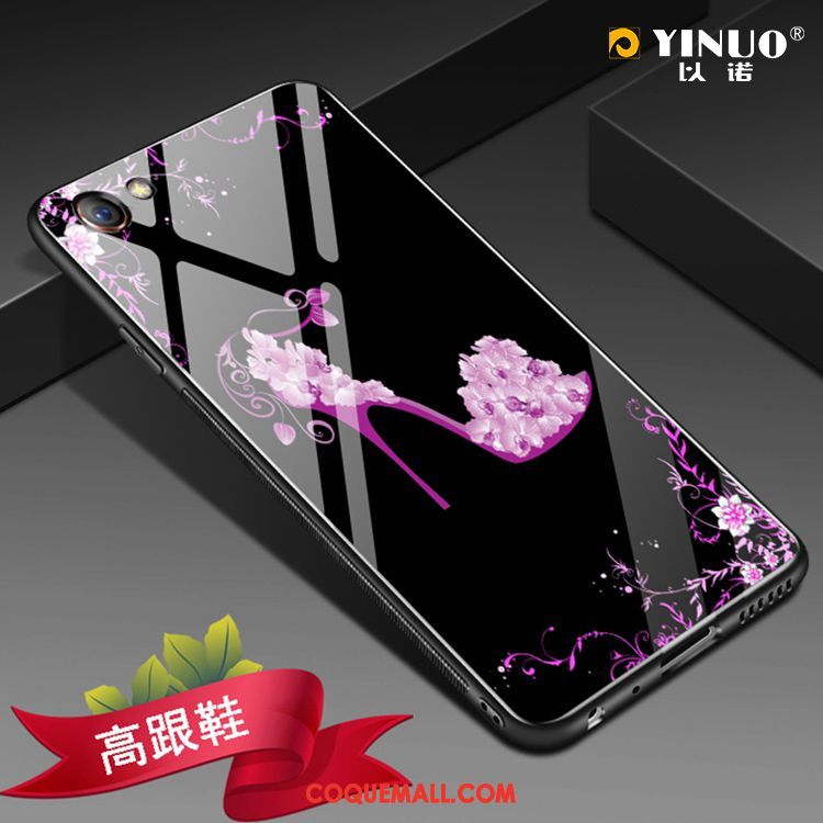 Étui Oppo A3 Verre Tendance Amoureux, Coque Oppo A3 Protection Noir