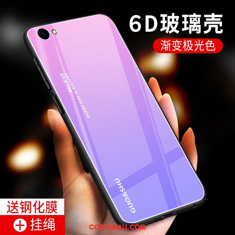 Étui Oppo A3 Verre Tout Compris Rouge, Coque Oppo A3 Tendance Protection