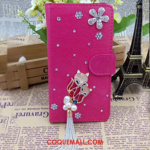 Étui Oppo A31 En Cuir Strass Téléphone Portable, Coque Oppo A31 Noir