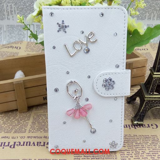 Étui Oppo A31 En Cuir Strass Téléphone Portable, Coque Oppo A31 Noir