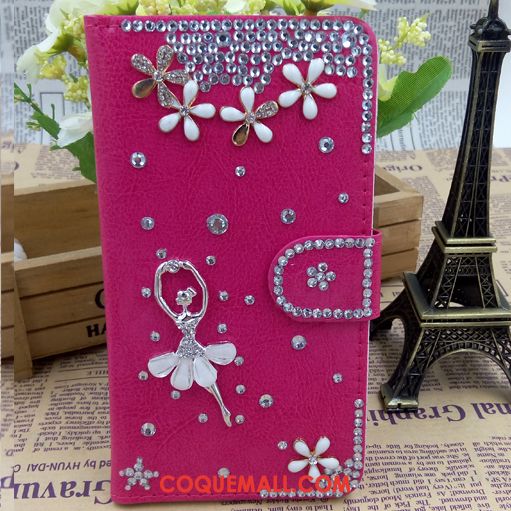 Étui Oppo A31 En Cuir Strass Téléphone Portable, Coque Oppo A31 Noir