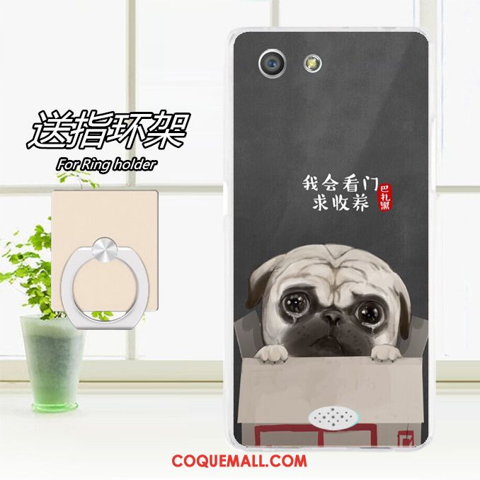 Étui Oppo A31 Fluide Doux Noir Silicone, Coque Oppo A31 Protection Dessin Animé