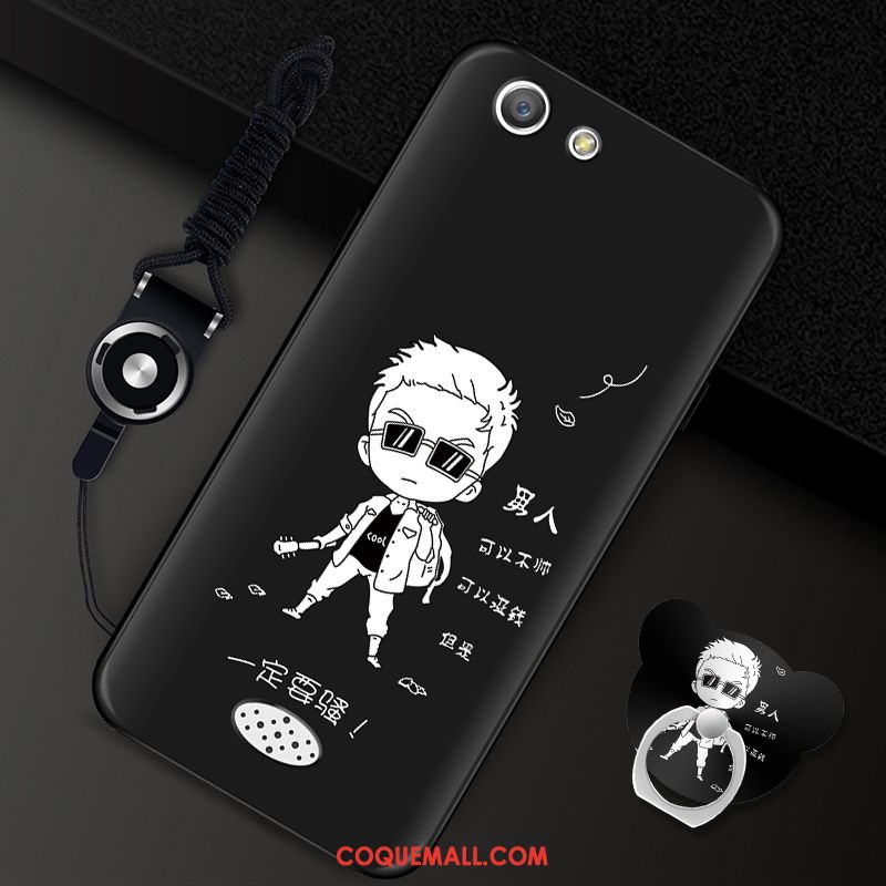 Étui Oppo A31 Noir Créatif Incassable, Coque Oppo A31 Téléphone Portable Tout Compris