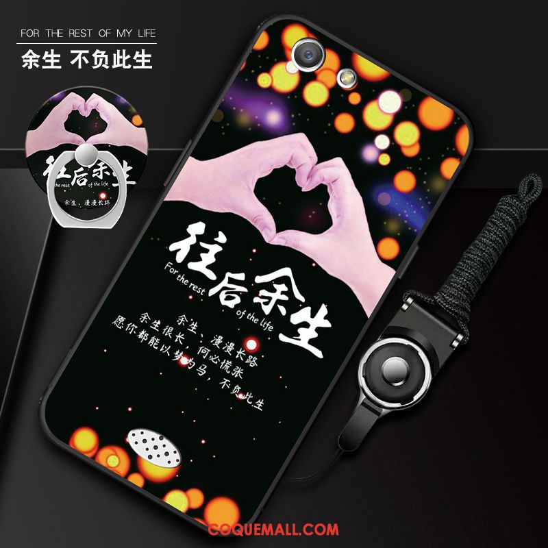 Étui Oppo A31 Noir Fluide Doux Téléphone Portable, Coque Oppo A31 Silicone Tendance