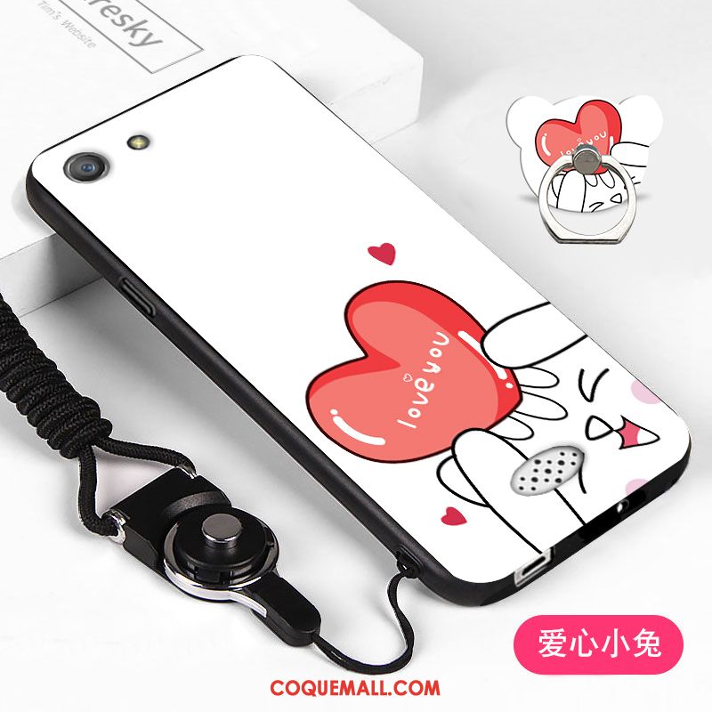 Étui Oppo A31 Protection Dessin Animé Fluide Doux, Coque Oppo A31 Incassable Blanc