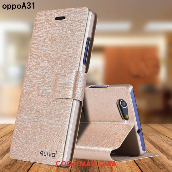 Étui Oppo A31 Tout Compris Incassable Rose, Coque Oppo A31 Protection En Cuir