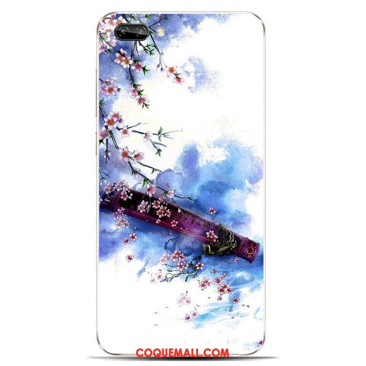 Étui Oppo A3s Beau Protection Silicone, Coque Oppo A3s Style Chinois Téléphone Portable