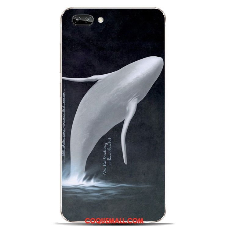 Étui Oppo A3s Beau Silicone Protection, Coque Oppo A3s Bleu Cerf