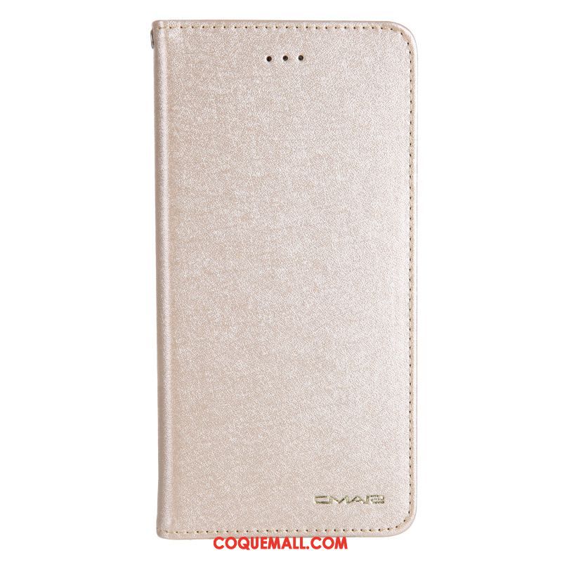 Étui Oppo A3s Bleu Marin Téléphone Portable Étui En Cuir, Coque Oppo A3s Tout Compris Incassable