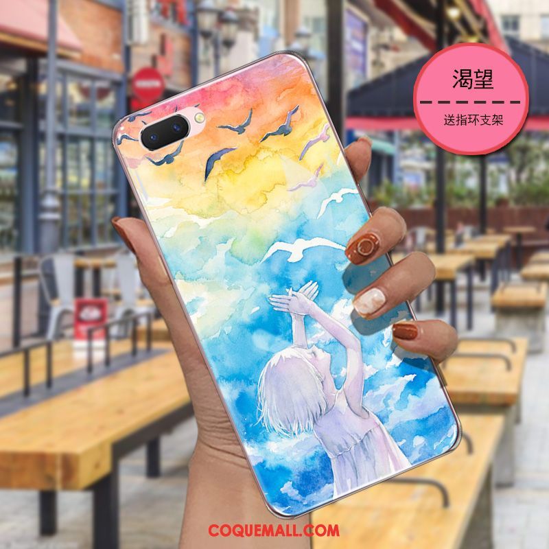 Étui Oppo A3s Ciel Étoilé Tout Compris Coque En Silicone, Coque Oppo A3s Téléphone Portable Nouveau