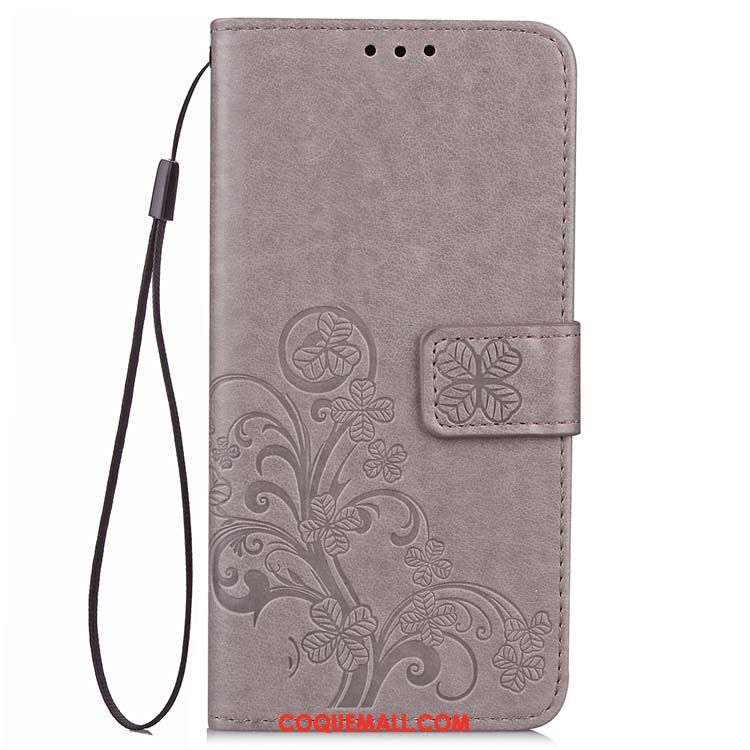 Étui Oppo A3s Cuir Incassable Téléphone Portable, Coque Oppo A3s Protection Coque En Silicone