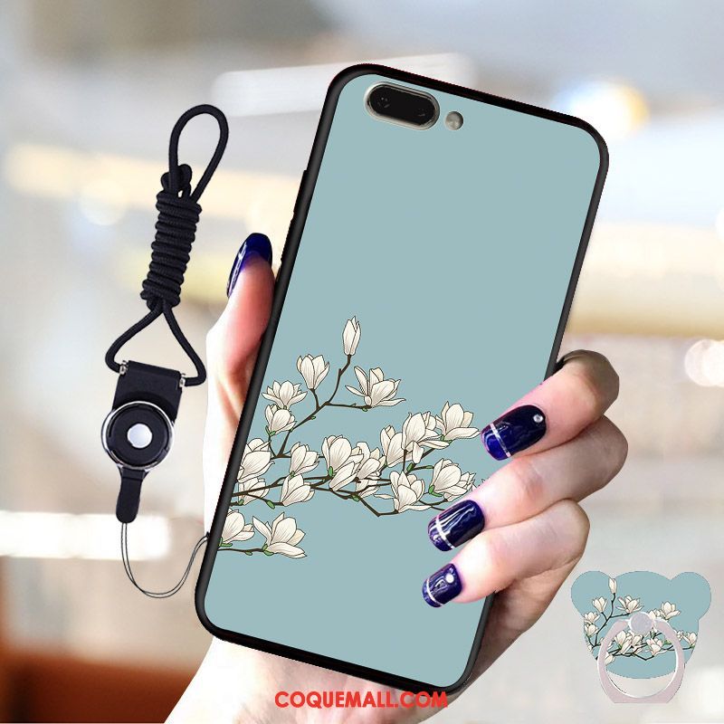 Étui Oppo A3s Fluide Doux Incassable Téléphone Portable, Coque Oppo A3s Nouveau Cou Suspendu