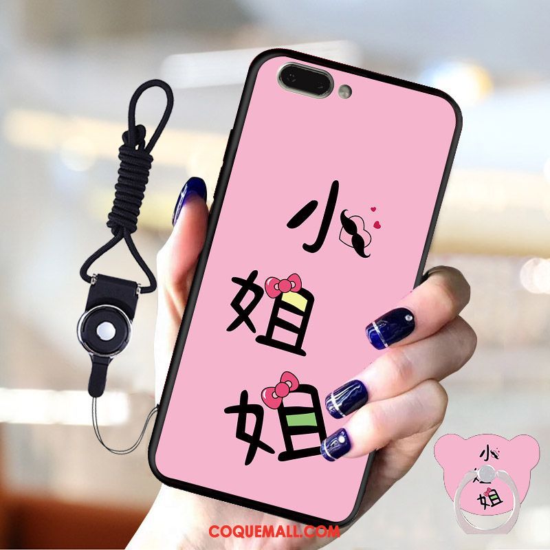 Étui Oppo A3s Fluide Doux Incassable Téléphone Portable, Coque Oppo A3s Nouveau Cou Suspendu