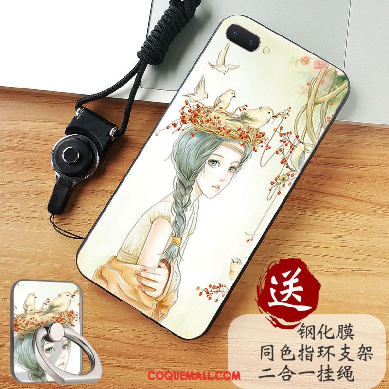 Étui Oppo A3s Incassable Protection Silicone, Coque Oppo A3s Art Créatif