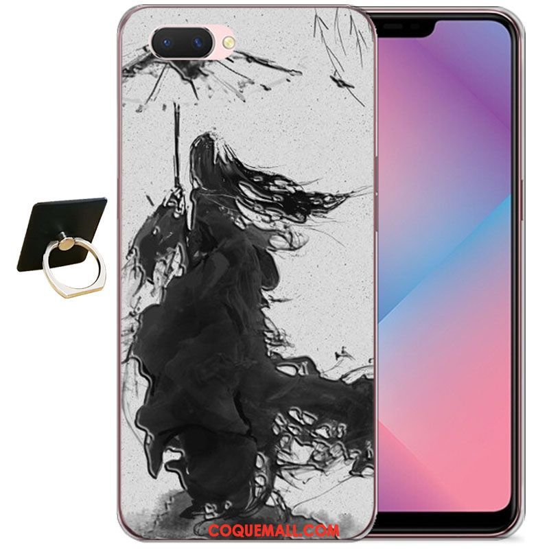 Étui Oppo A3s Net Rouge Dessin Animé Coque En Silicone, Coque Oppo A3s Nouveau Protection