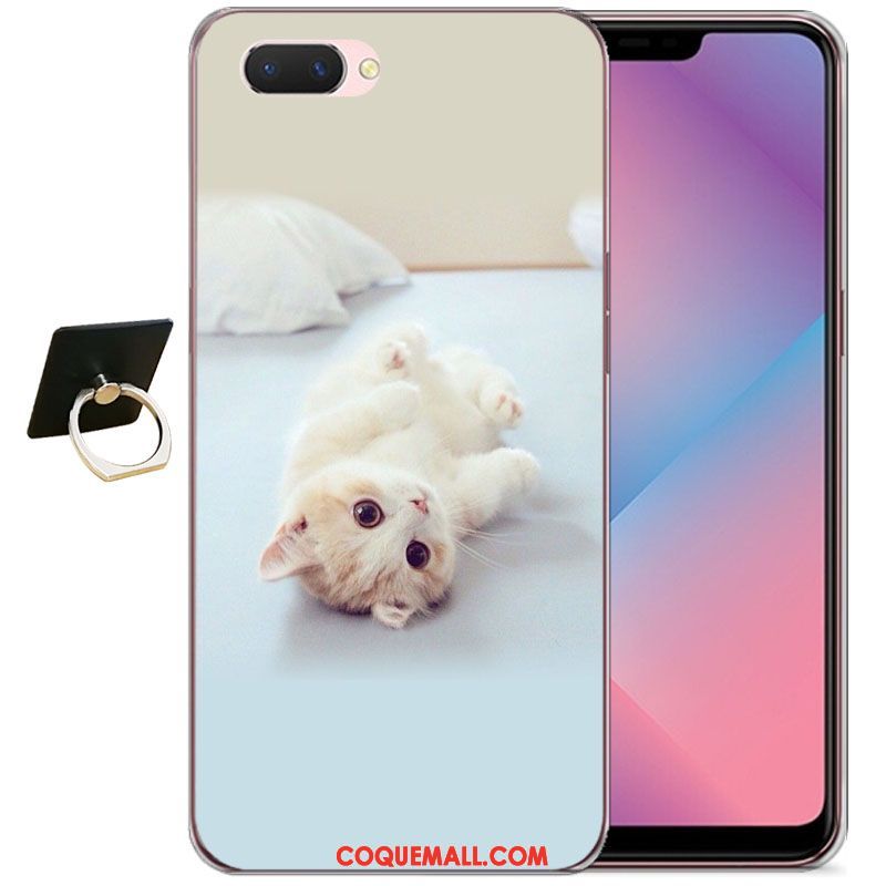 Étui Oppo A3s Net Rouge Dessin Animé Coque En Silicone, Coque Oppo A3s Nouveau Protection