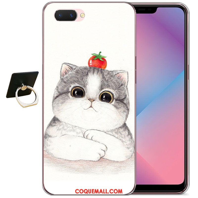 Étui Oppo A3s Net Rouge Dessin Animé Coque En Silicone, Coque Oppo A3s Nouveau Protection