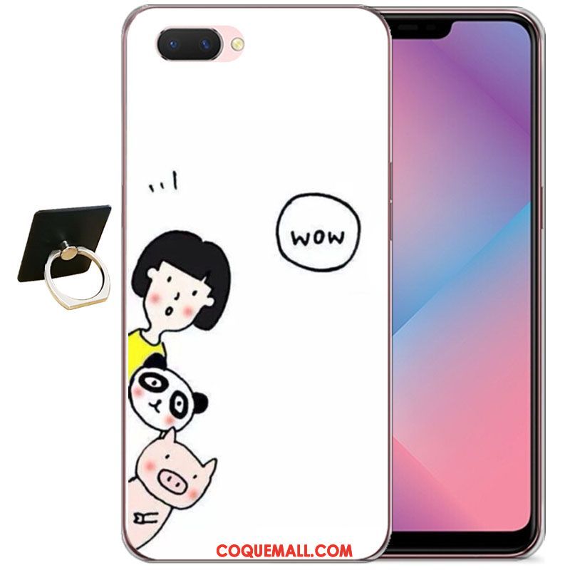 Étui Oppo A3s Net Rouge Dessin Animé Coque En Silicone, Coque Oppo A3s Nouveau Protection