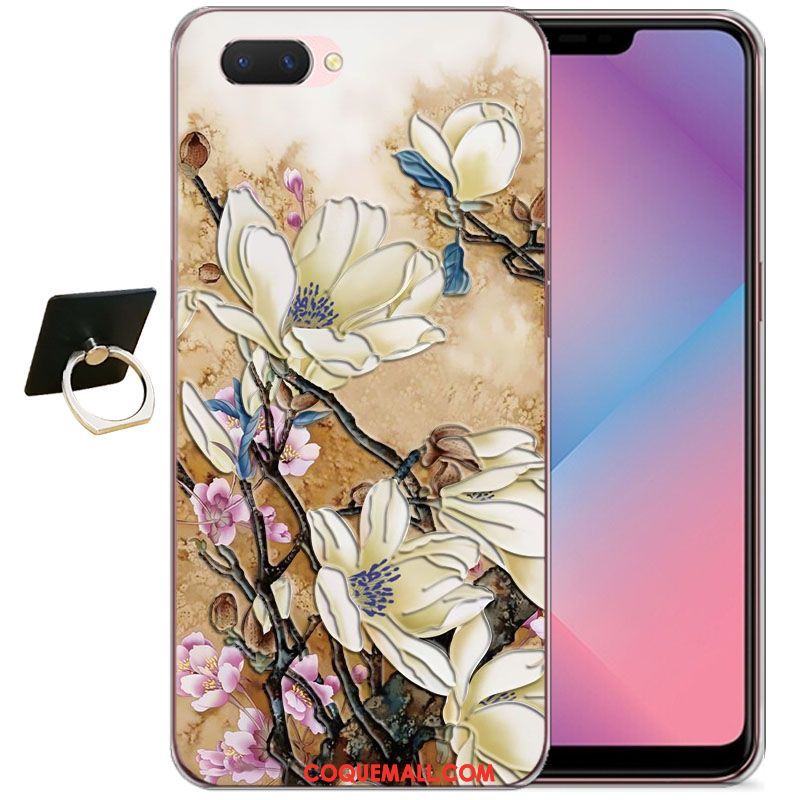 Étui Oppo A3s Net Rouge Dessin Animé Coque En Silicone, Coque Oppo A3s Nouveau Protection