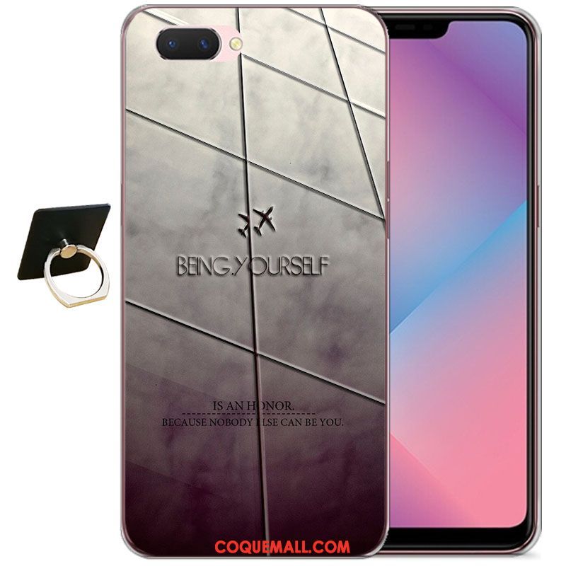 Étui Oppo A3s Net Rouge Dessin Animé Coque En Silicone, Coque Oppo A3s Nouveau Protection