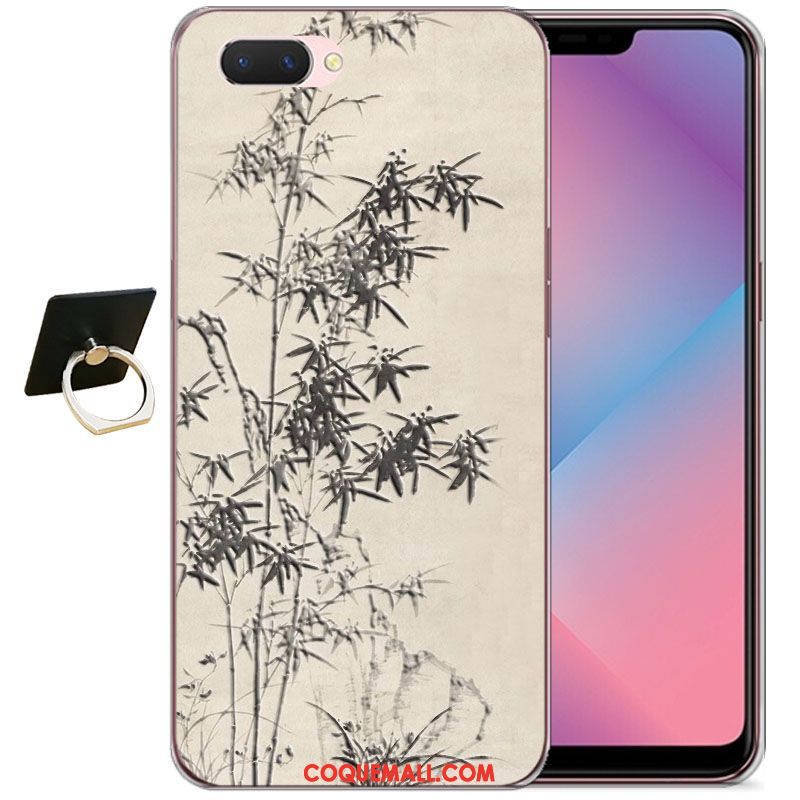 Étui Oppo A3s Net Rouge Dessin Animé Coque En Silicone, Coque Oppo A3s Nouveau Protection