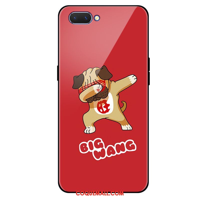 Étui Oppo A3s Personnalisé Incassable Verre, Coque Oppo A3s Miroir Téléphone Portable