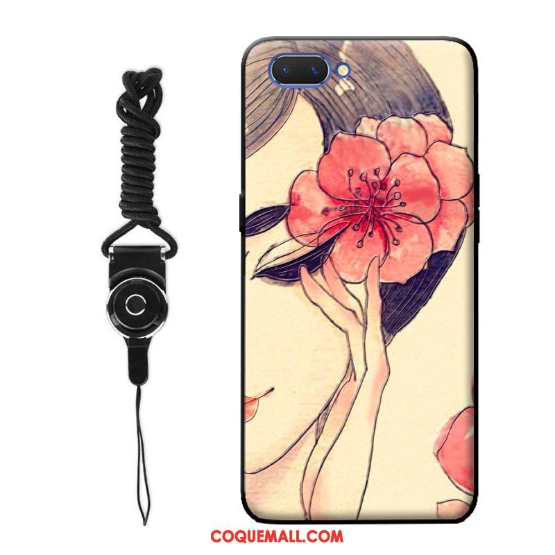 Étui Oppo A3s Personnalité Frais Tout Compris, Coque Oppo A3s Vintage Téléphone Portable