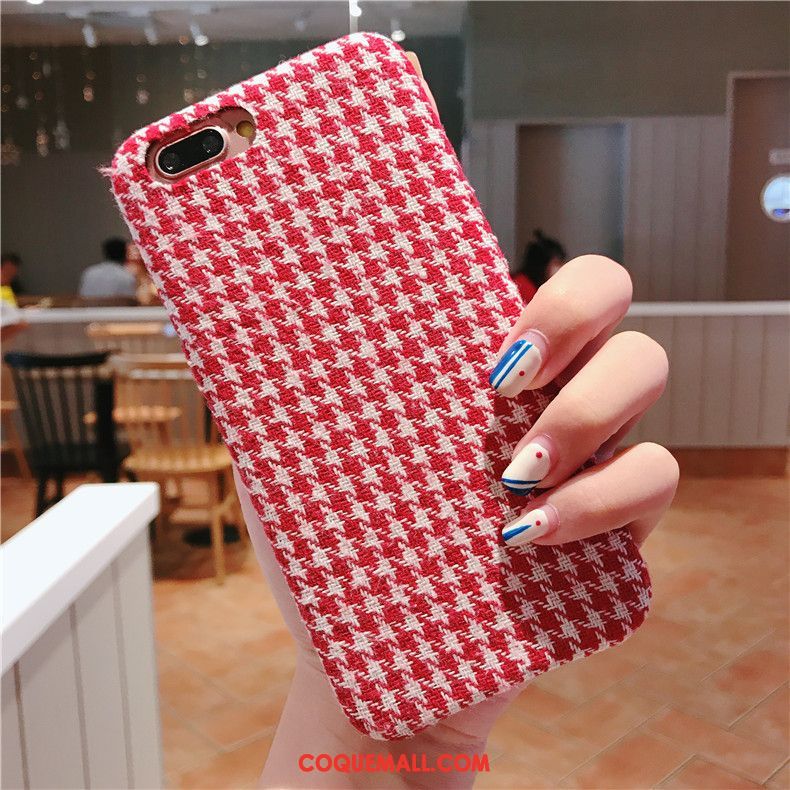 Étui Oppo A3s Plaid Personnalité Sac, Coque Oppo A3s Vintage Vent