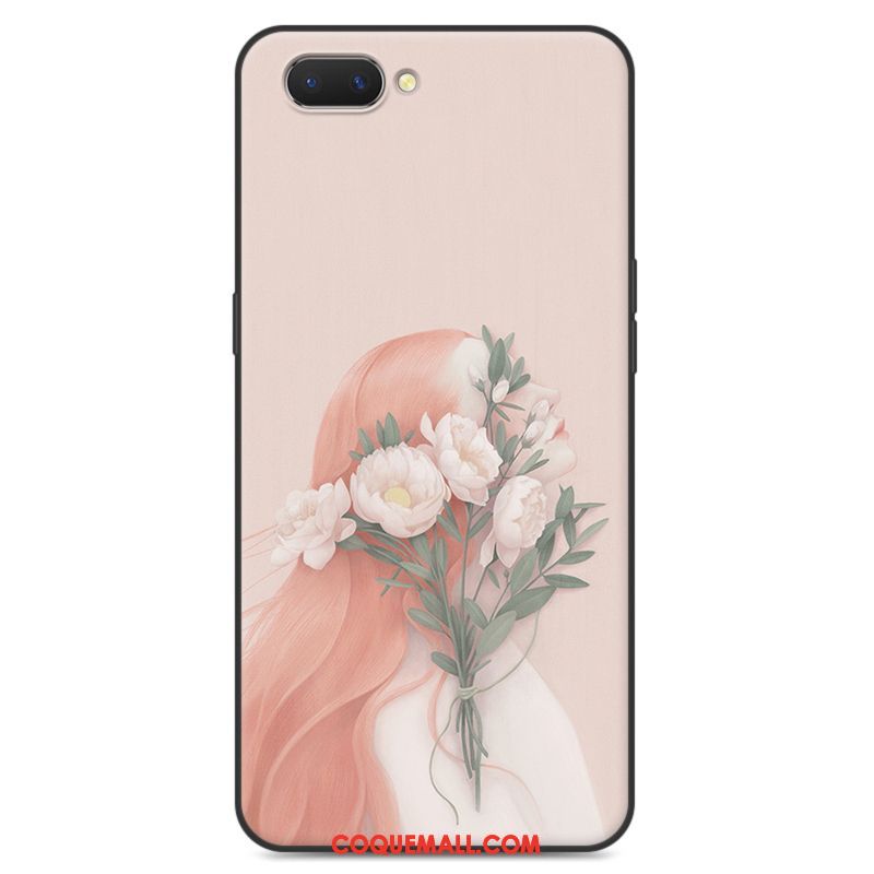 Étui Oppo A3s Protection Tout Compris Blanc, Coque Oppo A3s Petit Ornements Suspendus