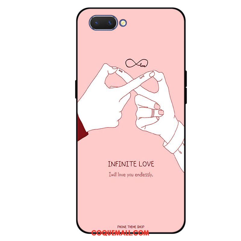 Étui Oppo A3s Tendance Fluide Doux Protection, Coque Oppo A3s Silicone Personnalité