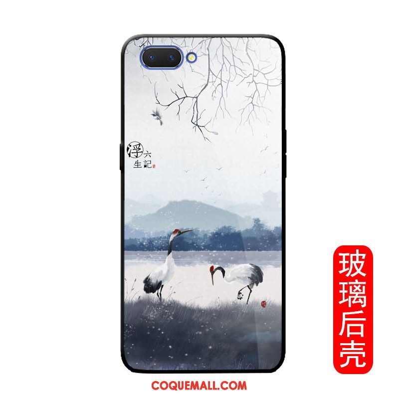 Étui Oppo A3s Tendance Miroir Protection, Coque Oppo A3s Art Incassable