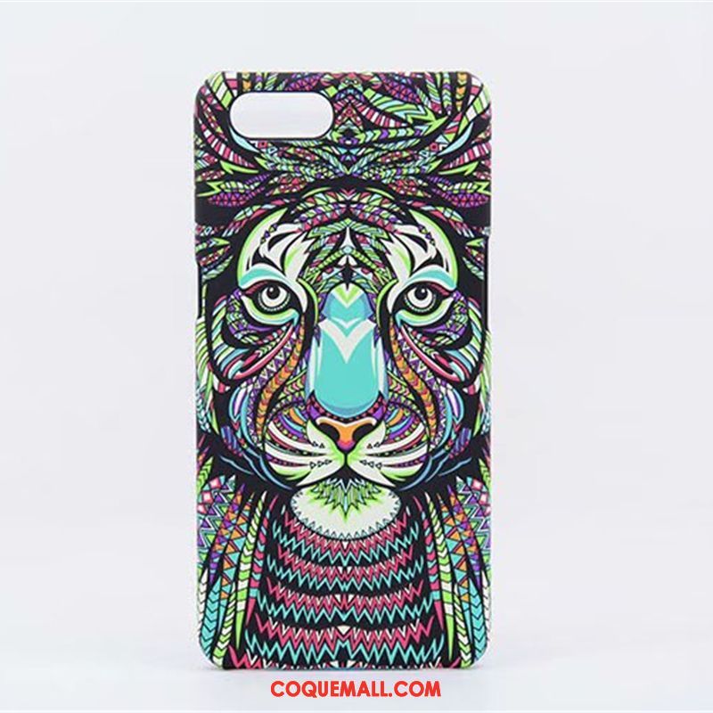 Étui Oppo A3s Tendance Téléphone Portable Gaufrage, Coque Oppo A3s Peinture Protection Braun