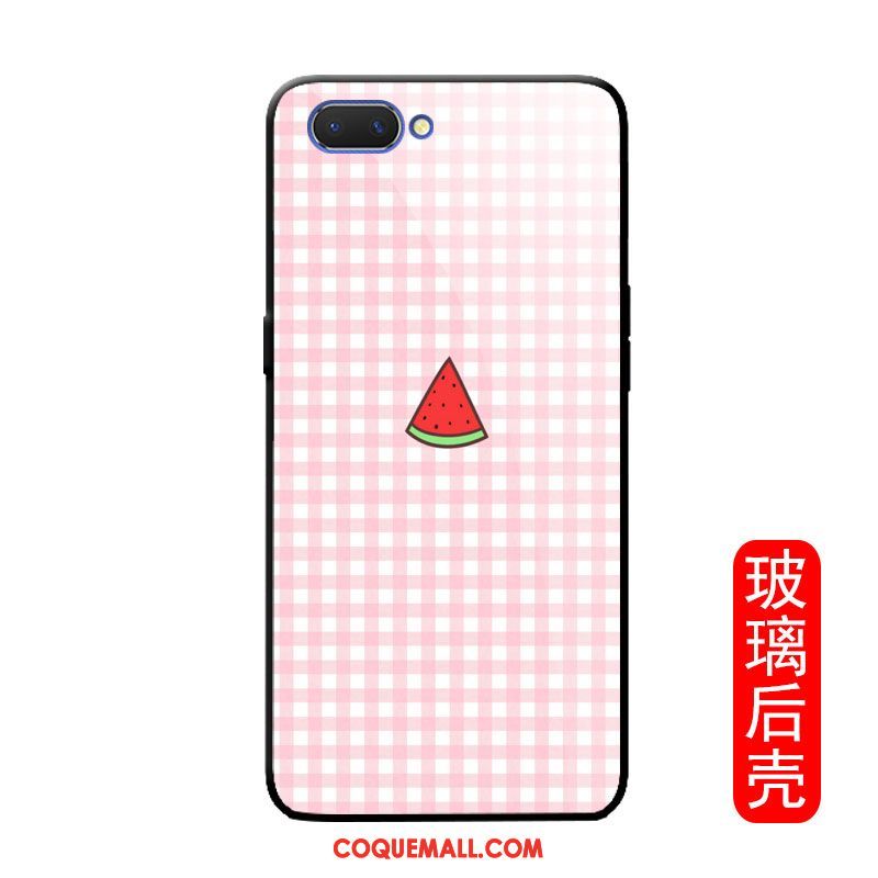 Étui Oppo A3s Téléphone Portable Simple Pastèque, Coque Oppo A3s Personnalité Fruit