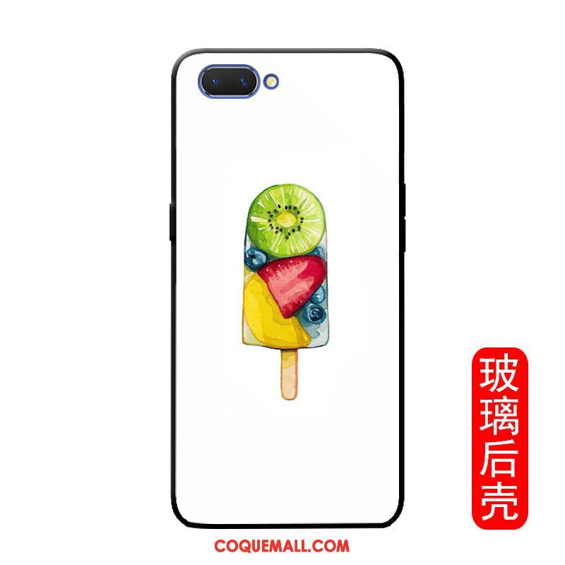 Étui Oppo A3s Téléphone Portable Simple Pastèque, Coque Oppo A3s Personnalité Fruit