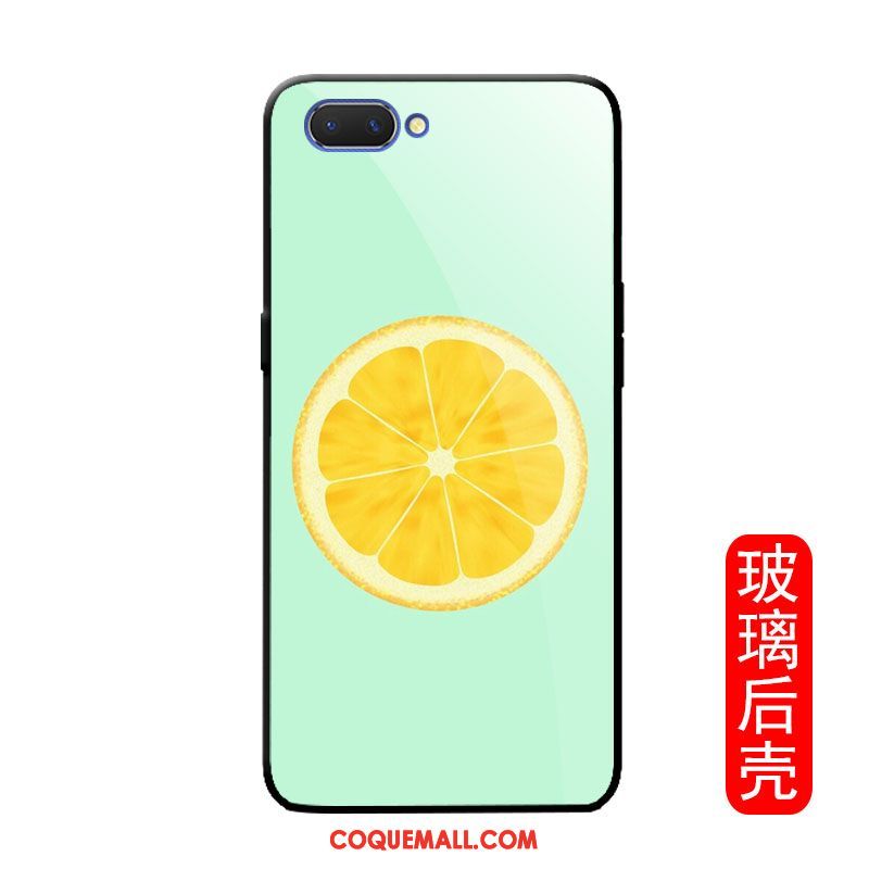 Étui Oppo A3s Téléphone Portable Simple Pastèque, Coque Oppo A3s Personnalité Fruit