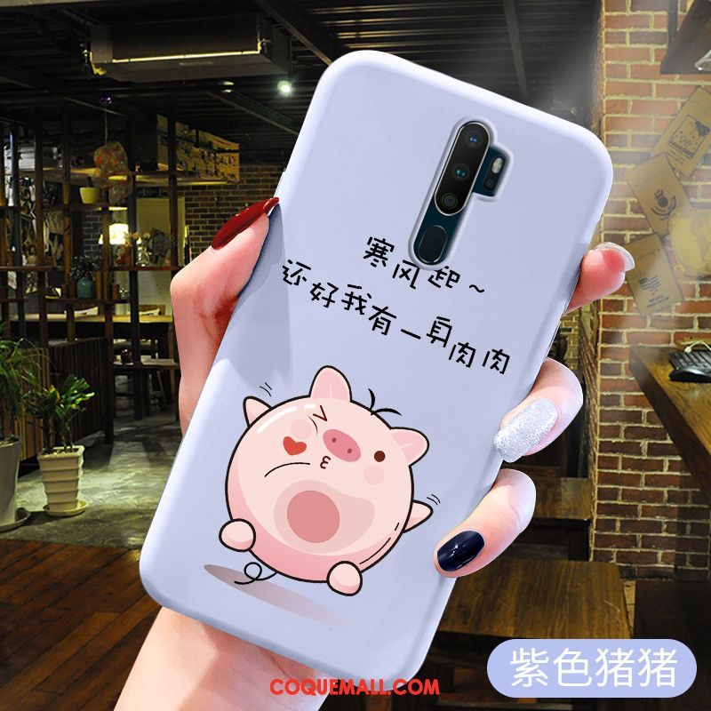 Étui Oppo A5 2020 Dessin Animé Net Rouge Silicone, Coque Oppo A5 2020 Téléphone Portable Tendance