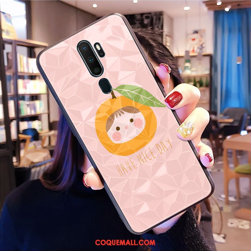 Étui Oppo A5 2020 Frais Modèle Fleurie Ornements Suspendus, Coque Oppo A5 2020 Petit Fraise