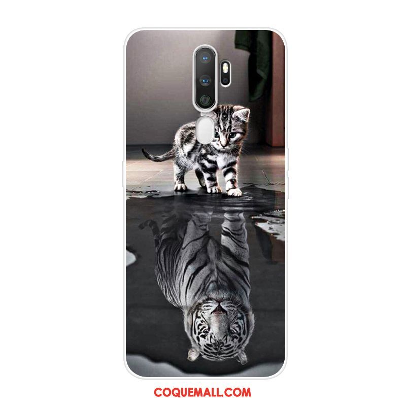 Étui Oppo A5 2020 Tout Compris Créatif Cœur, Coque Oppo A5 2020 Silicone Arbres