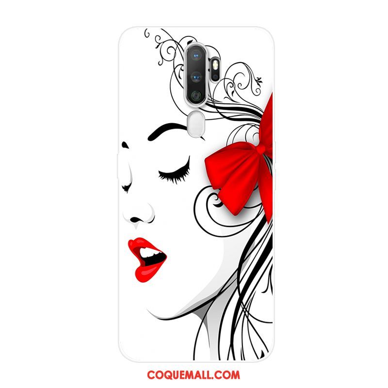 Étui Oppo A5 2020 Tout Compris Créatif Cœur, Coque Oppo A5 2020 Silicone Arbres