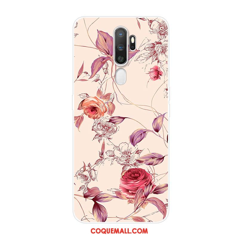 Étui Oppo A5 2020 Tout Compris Créatif Cœur, Coque Oppo A5 2020 Silicone Arbres