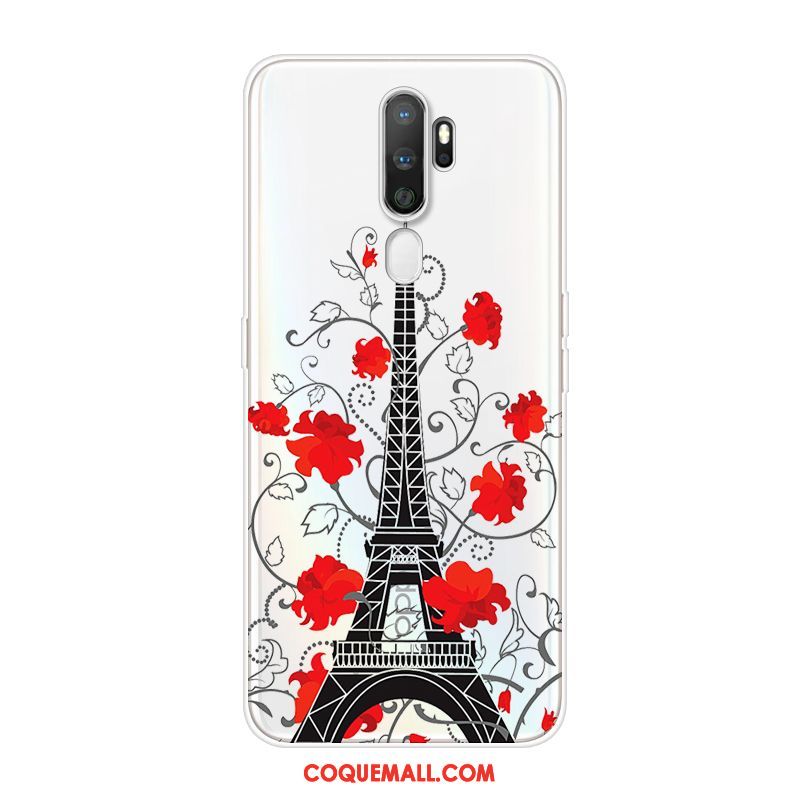 Étui Oppo A5 2020 Tout Compris Créatif Cœur, Coque Oppo A5 2020 Silicone Arbres