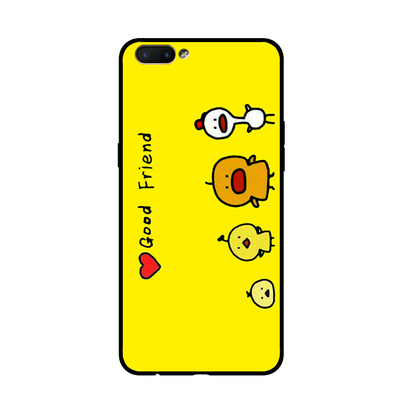 Étui Oppo A5 Dessin Animé Petit Poulet, Coque Oppo A5 Tout Compris Silicone