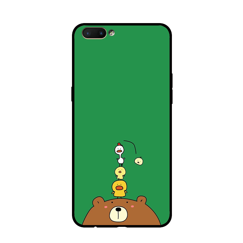 Étui Oppo A5 Dessin Animé Petit Poulet, Coque Oppo A5 Tout Compris Silicone