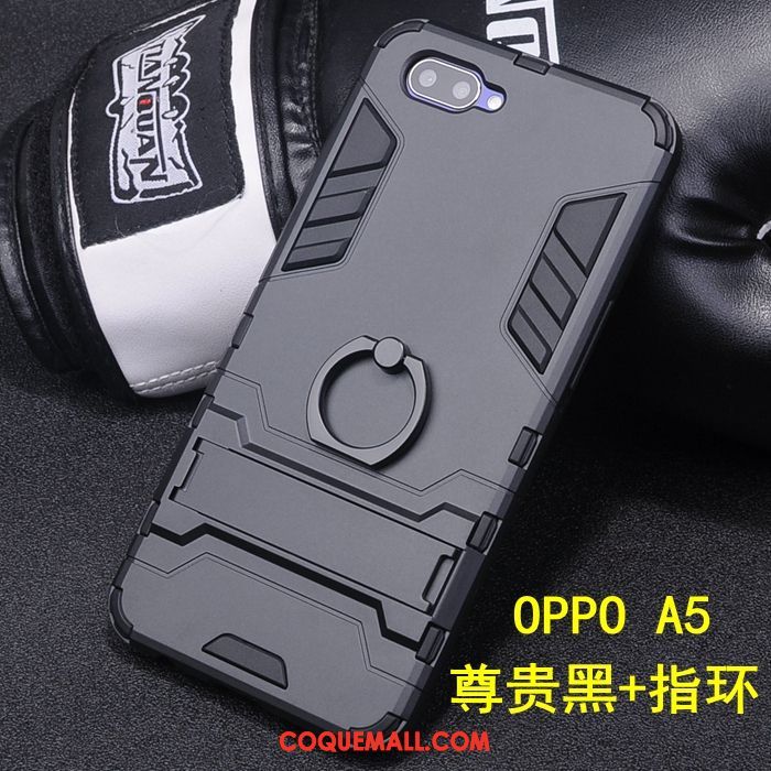 Étui Oppo A5 Difficile Incassable Téléphone Portable, Coque Oppo A5 Protection Fluide Doux