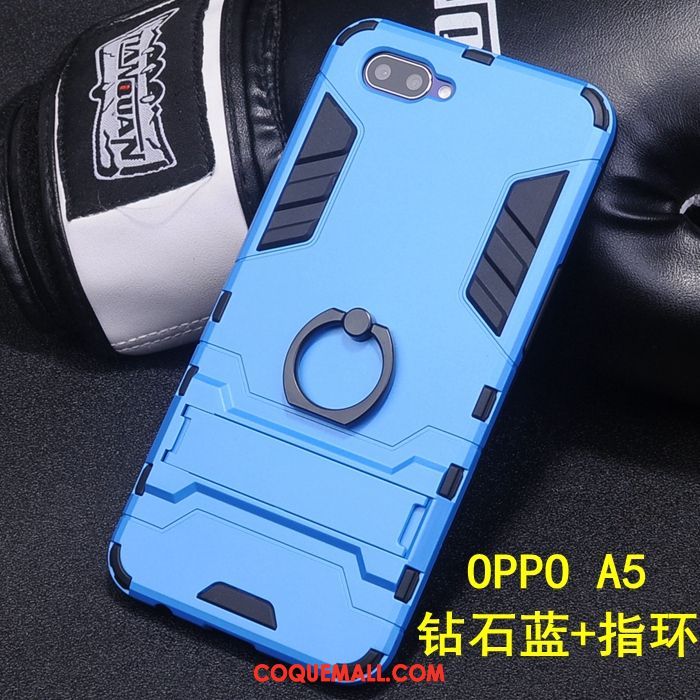 Étui Oppo A5 Difficile Incassable Téléphone Portable, Coque Oppo A5 Protection Fluide Doux